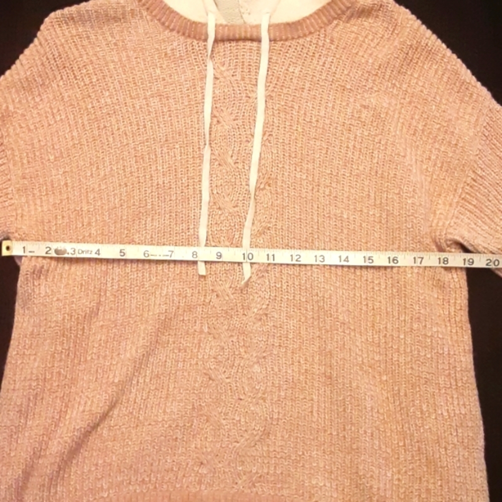 Nic + Zoe Women's Beige Sweater with Hood - Picture 8 of 11